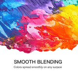 Craft Acrylic Paint Set,8 Primary Colors?(120Ml,4 Oz) Rich Pigments Non-Toxic Washable, Professional Paint For Pouring On Canvas, Rocks, Ceramic, Fabric, Leather, Ideal For Artist, Adults