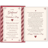 Sweet Valentine'S Day Card For Girlfriend, Romantic Valentines Gift From Boyfriend, Love Card For Her, To My Girlfriend On Valentine'S Day