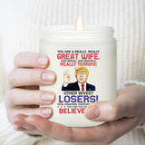 Gifts For Wife - Wifes Valentines Gift Ideas - Romantic Christmas Gift For Wifes - Mothers Day Gifts For Wife - Lavender Scented Candle