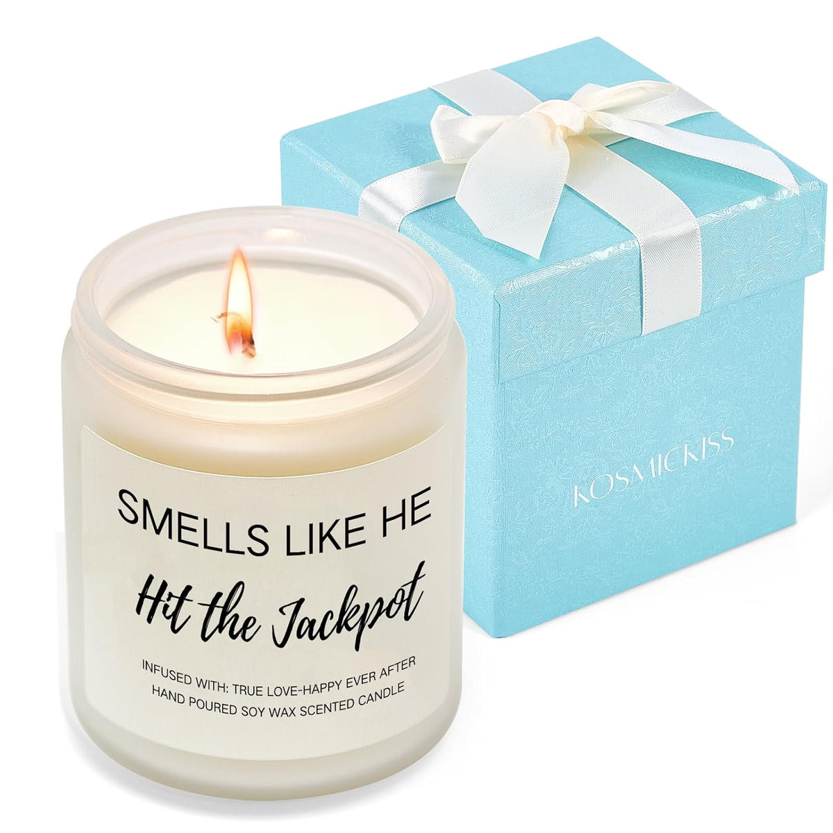 Bridal Shower Gifts For Bride, Bride To Be Engagement Gifts For Women, Bachelorette Wedding Gift For Couples Jackpot Scented Jar Candle For Home Relaxing Aromatherapy