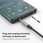 10Ft/3Meter Long 3.5Mm Extension Trrs 4-Pole Headphone Cable Male To Female Audio Cable Nylon Braided Compatible For Home/Car Stereos Smartphones Headphones Tablets Media Players And More