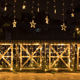 400Led 32Ft Icicle Lights Curtain Fairy Light Christmas String Dripping Lights8 Modes For Christmas Thanksgiving Wedding