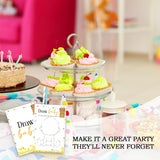 Bee Baby Shower Games - Boy Girl Gender Reveal - Draw Baby Cards - 25 Cards