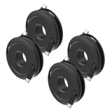 Side Winder Mini And Max Headphone, Earbud And Charging Cable Winder And Organizer Perfect For Wrapping Earbuds And Cords For Travel And Organization 4-Pack (Black, Max)