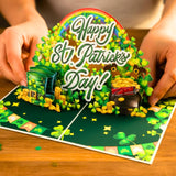 - St Patricks Day Card, Happy St Patricks Day Pop Up Card For Kids, Family, Friend, 6X8 Inch St Patrick'S Day Cards, Saint Patricks Day Card Included Envelope