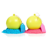 Gender Reveal Yellow Target Ball 2 Pack | Pink & Blue Set | Powder Shooting Balls | Gender Reveal Party Ideas