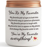 Gifts For Her Girlfriend Valentines Anniversary Birthday Gifts, Romantic Christmas Love Candle Gift For Him Boyfriend Wife Husband Women