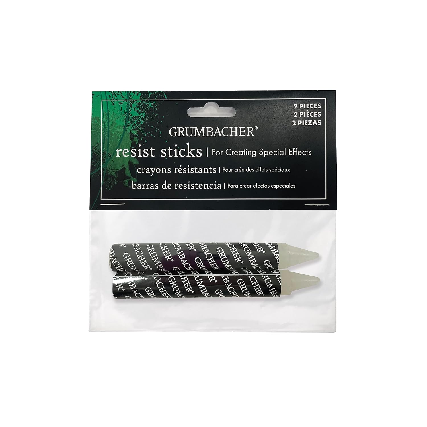 Grumbacher Resist Sticks, 2 Pack