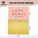 Rude Galentine'S Day Card For Women, Funny Galentines Day Card For Best Friend Bestie Sister, Happy Galentine'S Days Bitch