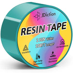 Uv Resin Tape For Epoxy Resin Molding, 2.5In W X 108Ft L Resin Tape, 392? Heat Resistant Anti-Corrosion, Easy Peel, Epoxy Resin Tape For Jewelry Making, River Table, Deep Pour