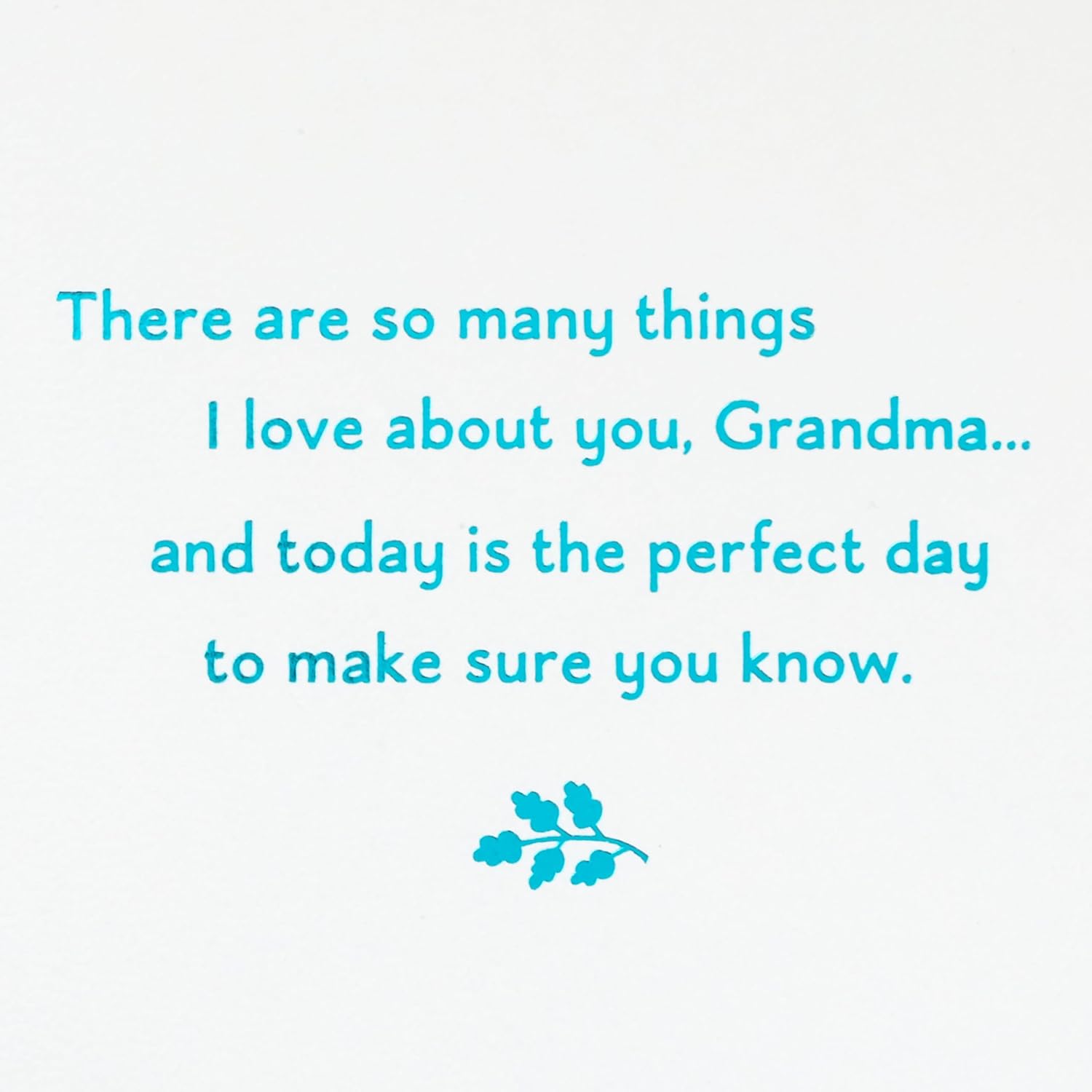 Hallmark Birthday Card for Grandma (So Many Things I Love About You) for Thinking of You, Congrats, Mother's Day, or Any Occasion