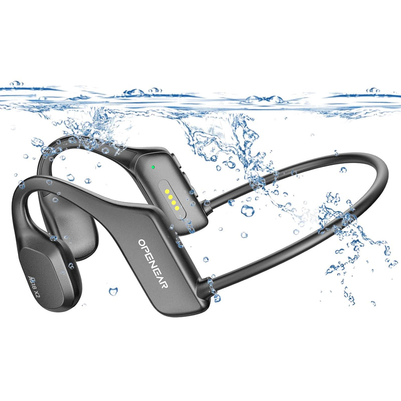 Bone Conduction Headphones, Swimming Headphones Built-In 16Gb Memory, Mp3 Spor