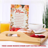 Mothers Day Cards For Mom From Daughter, Son - Mother'S Day Card For Mom - Happy Flowers Mothers Days Cards From Kids - Single 5.3''X 8'' Folded Greeting Card With Red Envelope