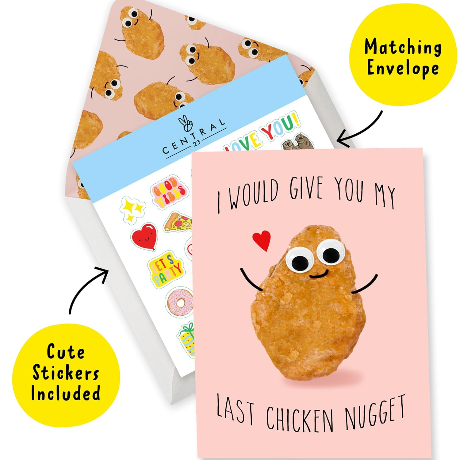 Pop Up Cards For Husband Wife - My Last Chicken Nugget - 3D Birthday Cards For Girls And Boys - Valentine Popup Card For Boyfriend Girlfriend - Gifts For Him Her