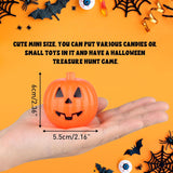 24 Pcs Pumpkin Halloween Treat Containers For Halloween Scavenger Hunt, Pumpkin Trick Or Treat Candy Boxes For Party Favors Hunt Supplies