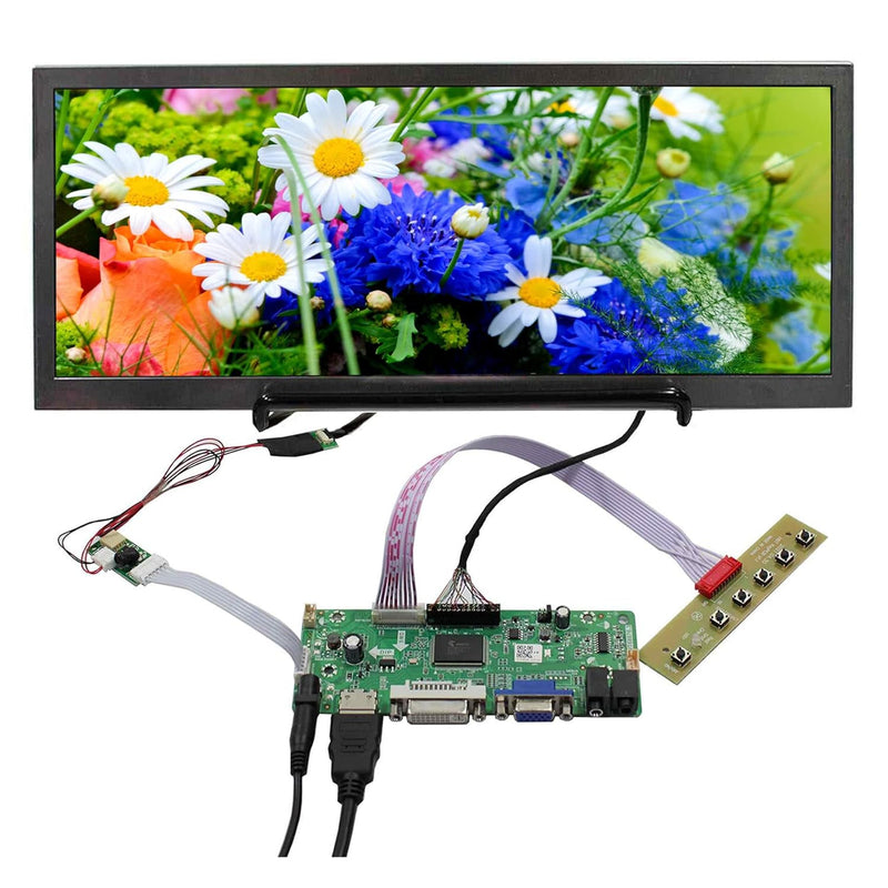 10.3 Inch 1920X720 Fhd 850Nit Ips Wide Bar Lcd Screen And Hdmi Vga Dvi Audio L