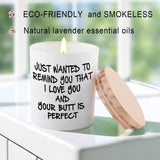 Gifts For Her Funny Romantic Unique I Love You Valentines Day Anniversary Christmas Birthday Gifts For Women Girlfriend Wife Lavender Scented Soy Candles