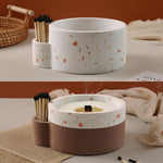 Large Candle Holder Silicone Resin Concrete Cement Mold, Unique Candle Vessels Jewelry Holder Round Container Jar Box Bowl For Diy Storage Craft Decor