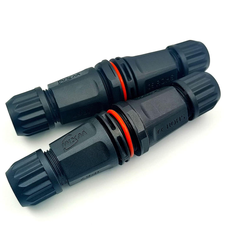 2Pcs Waterproof Couplers Ip68 Waterproof Rj45 Coupler Connectors Cat 5/5E/6A E