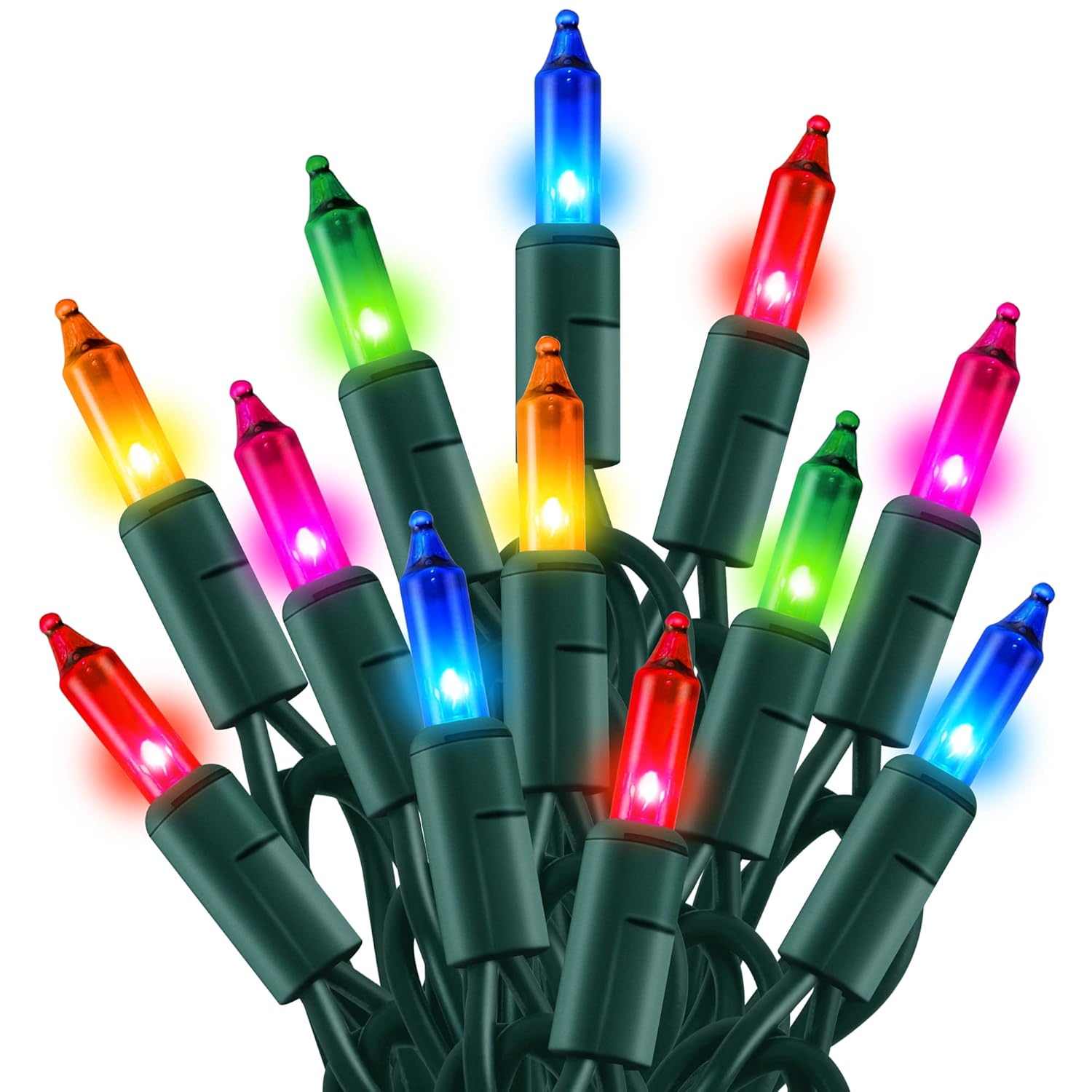 Christmas Mini String Lights, 30Ft 150 Incandescent Light Up Fairy Lights With Ul Certified Xmas Decorations For Indoor