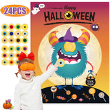 Halloween Party Games For Kids Halloween Game Pin The Eye On The Monster Game Activities Hallowee N Pin The Tail Games