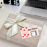 50 Pcs Valentine'S Day Scratch Off Cards 2X3.5Inch Love Coupons Scratch Off Notes Card For Husband, Wife, And Children