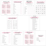 10 Teen Birthday Party Games For Her, Birthday Games Bundle For 20 Guests, Sweet 16 Party Games, Teenager Bday Party Supplies
