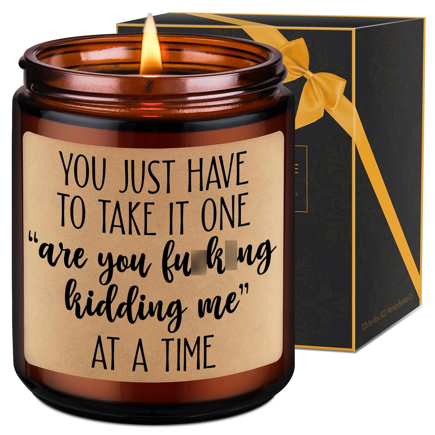 Candles, Boss Lady, Coworker Gifts For Women, Men - Cool Ideas, Funny Valentines Gifts For Coworkers, Best Friend, Mom, Employee - Sarcastic, Work, Birthday Present For Boss, Female, Male, Woman