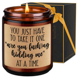 Candles, Boss Lady, Coworker Gifts For Women, Men - Cool Ideas, Funny Valentines Gifts For Coworkers, Best Friend, Mom, Employee - Sarcastic, Work, Birthday Present For Boss, Female, Male, Woman