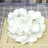 30 Pcs 8 Inch Big Silk Hydrangea Heads Artificial Flowers Heads With Stems Fake Hydrangea Flowers For Décor
