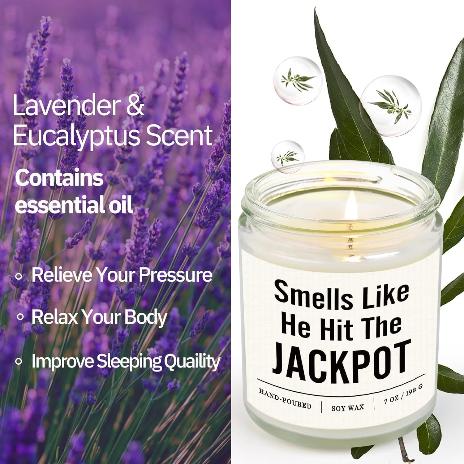 Bridal Shower Gifts For Bride - Wedding Bachelorette Gifts For Bride To Be, Funny Engagement Gift For Newlyweds Couples - Lavender Scented Soy Wax Candles 7Oz?