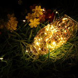 4 Pack Battery Operated Fairy Lights 16.4FT 50 LED Warm White Copper Wire String Lights with Remote Timer Waterproof for Bedroom Wedding Decor