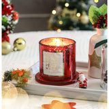 Christmas Candle, Pine Scented Candle, Christmas Gifts For Women, Holiday Winter Candle, Scented Candle For Home, Natural Soy Wax,8.5Oz,Red