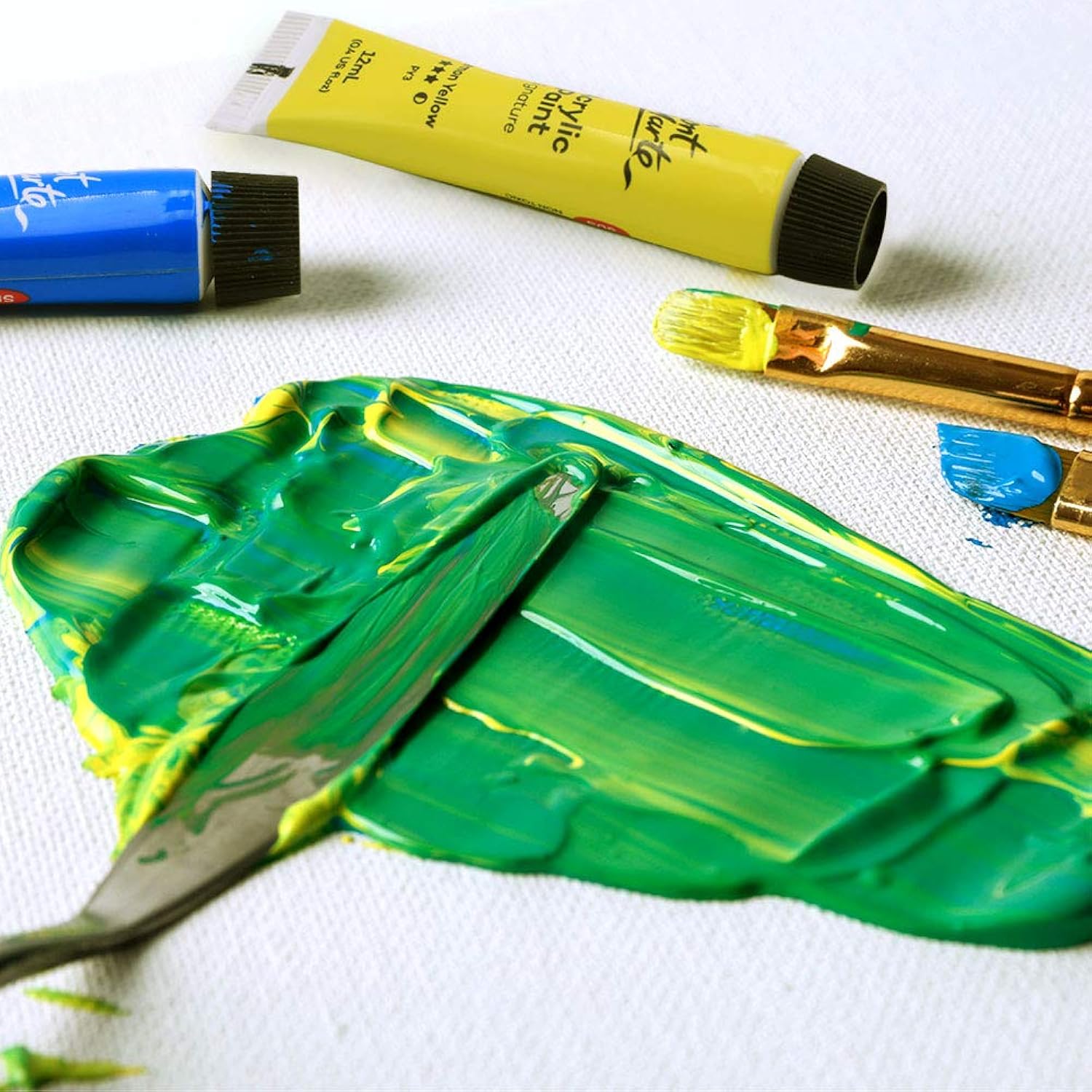 Acrylic Paint Set 12 Colors, 12Ml Each, Pnt0156