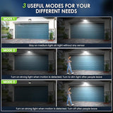 6 Pack Ultra Bright Solar Motion Sensor Lights IP65 Waterproof 270° Security Wall Lights