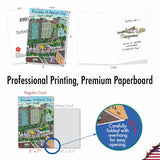 10 Assorted Box Set Funny St. Patrick'S Day Greeting Cards W/5 X 7 Inch Envelopes (10 Designs, 1 Each) Green Day Ac10365Spg-B1X10