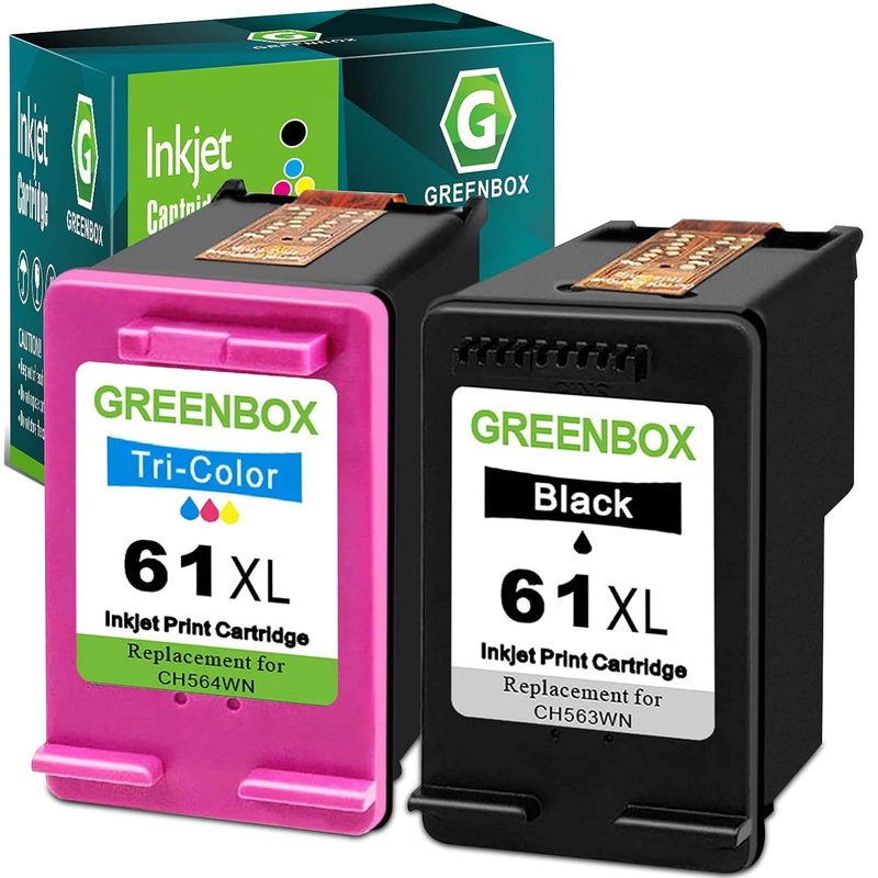 61XL Ink, Remanufactured Combo (Black & Tri-Color) for Envy 4500/DeskJet