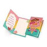 Valentine'S Day Card For Granddaughter, Made In America, Eco-Friendly, Thick Card Stock With Premium Envelope 5In X 7.75In, Packaged In Protective Mailer