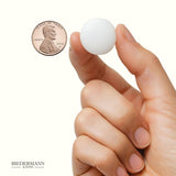 Biedermann & Sons Round Wax Candle Adapters Pellets, White, 0.5 Inch - Set of 15