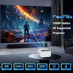 A1 Android TV Projector - 4K, WiFi, Bluetooth 5.2, 800 ANSI, 1080P, 50% Zoom