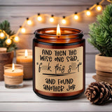 Scented Candles, Quit Job, Congratulations New Job Gifts For Women, Men - Funny Coworker Leaving Gifts For Women, Farewell, Going Away Presents For Coworker, Boss, Congrats On Newly Work