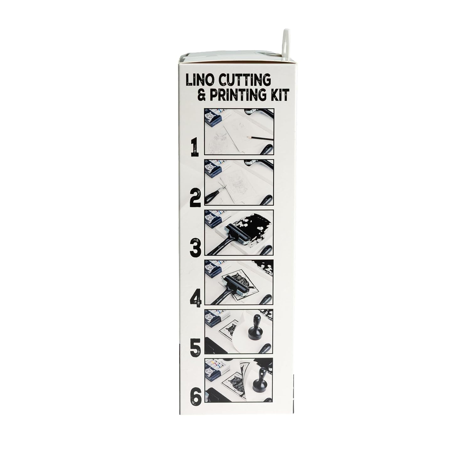 - Aqua-Linoldruck, Lino Printing Set, Complete Set With 5 X 20 Ml Tubes, 1 X 35 Ml Tube Lino Printing Ink, 82 716 097, Incl. Cutting Tool, Roller, Lino Printing Plates