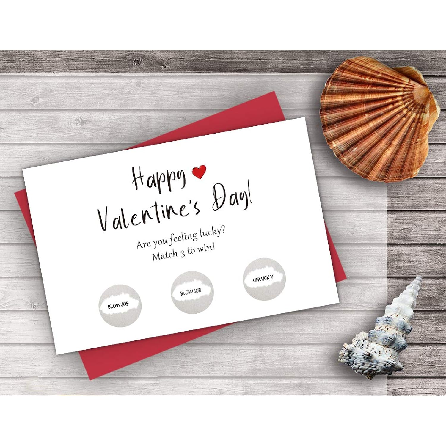 Funny Valentine'S Day Scratch Off Card, Adult Rude Anniversary Card For Boyfriend Girlfriend Him Her