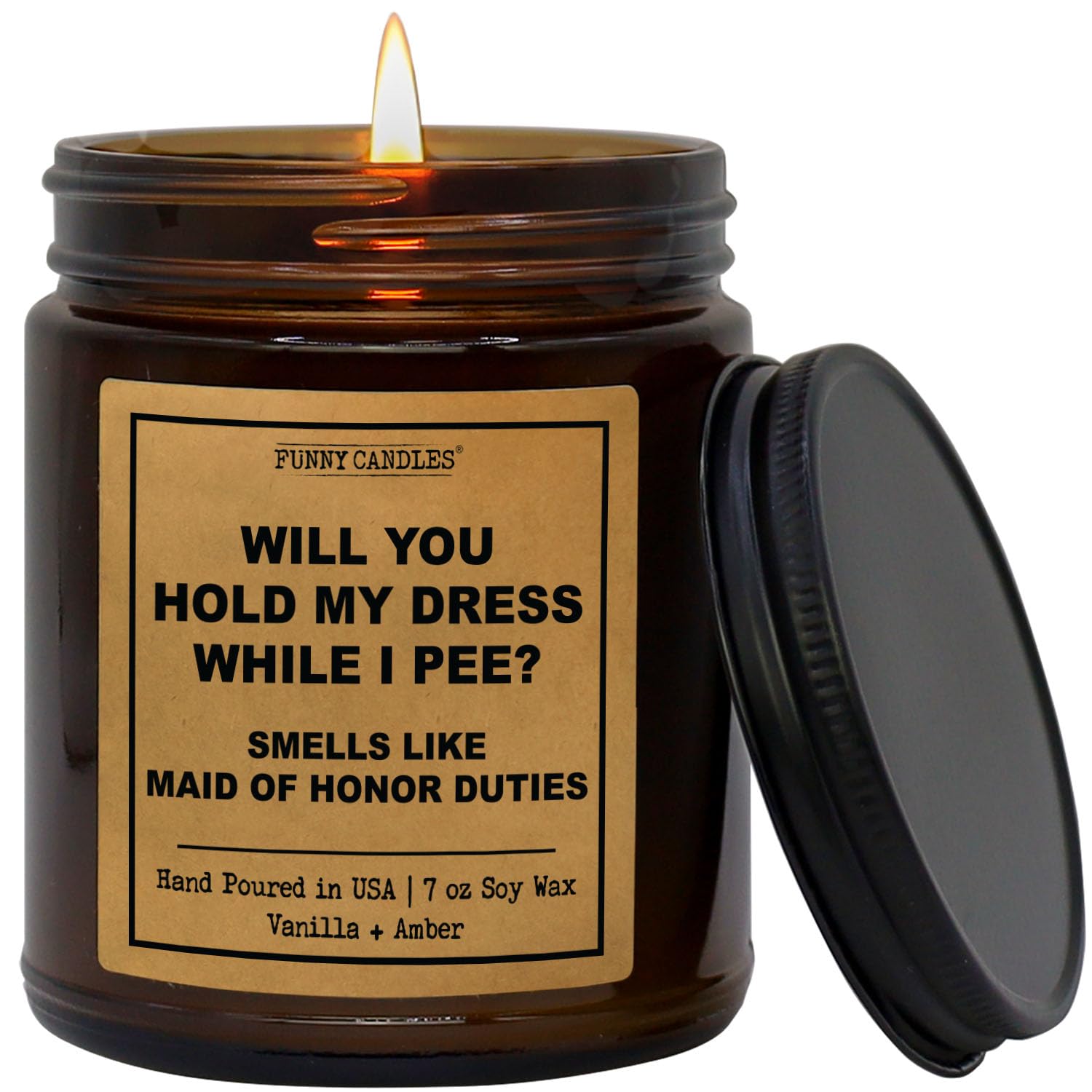 Maid Of Honor Proposal Gifts For Women, Best Friend Her, Bff, Sisters | Bridal Party Present For Wedding, Bachelorette Party | Will You Be My Maid Of Honor | 100% Soy Wax | Made In Usa