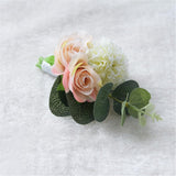 Boutonniere Buttonholes Groom Groomsman Best Man Rose Wedding Flowers Accessories Prom Suit Decoration, Pack Of 4