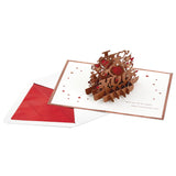 Hallmark 1499VFE1114 Signature Paper Wonder Wood Pop Up Valentines Day Card (All My Heart)