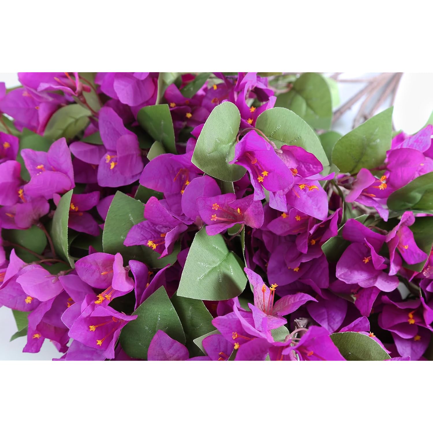 35.43 In 4 Pcs Bougainvillea Artificial Flowers Silk Bougainvillea Branches Bougainvillea Plants Purple Flowers Long Stem Artificial Flowers For Wedding Centerpieces Home Decor(Purple)