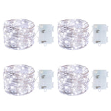 4 Pack Battery Operated Dewdrop Led Lights,Indoor Mini Fairy Lights With Timer Function,For Christmas And Halloween Ligh