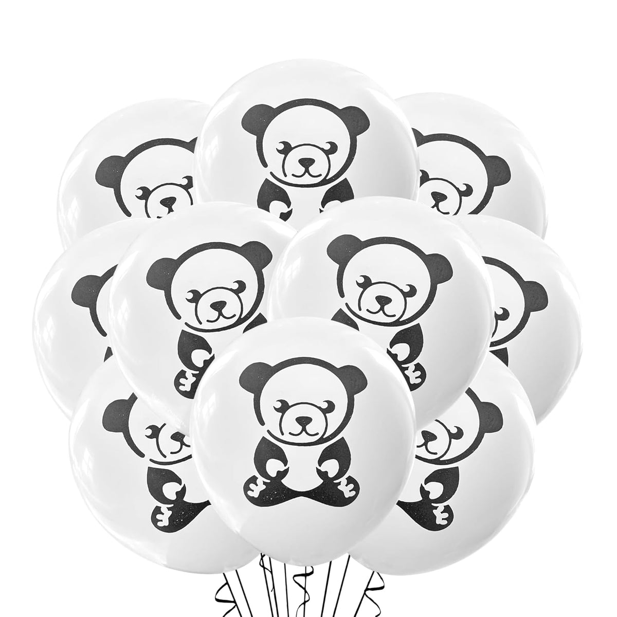 Teddy Bear Balloons 12 Count Latex, Stuffed Animal Love Birthday Decorations, Cute Theme, Girlfriend Gift Ideas, 12Inch Standard Size