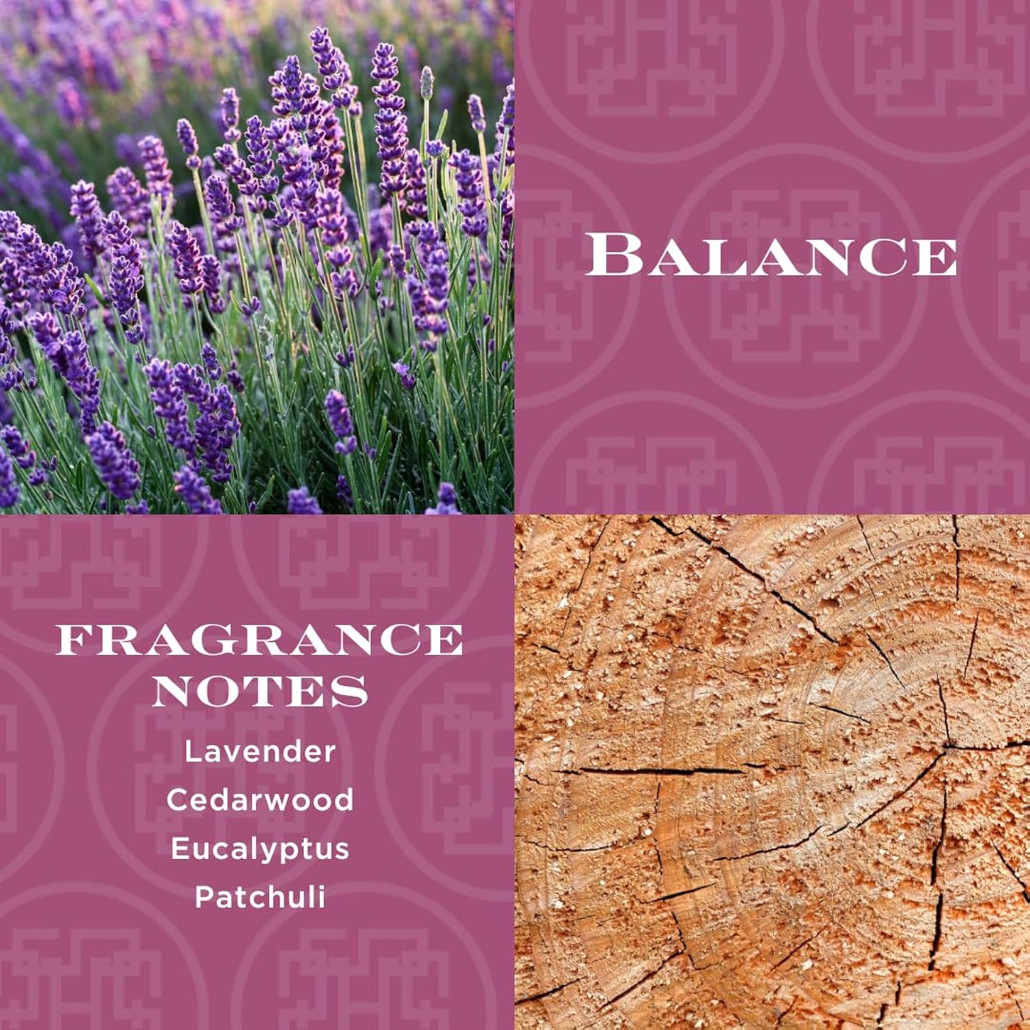 HomeWorx by SLATKIN + CO. 14oz Candle - Balance, Lavender + Cedarwood. 3-Wick Premium Scented Candle - 30-40 Hours of Clean Burn. Aromatherapy.
